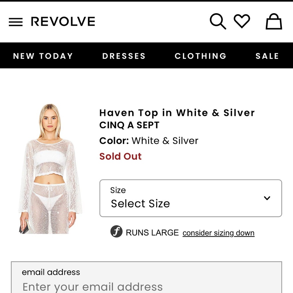 Cinq A Sept - Black Sequin Haven Top M IN BLACK